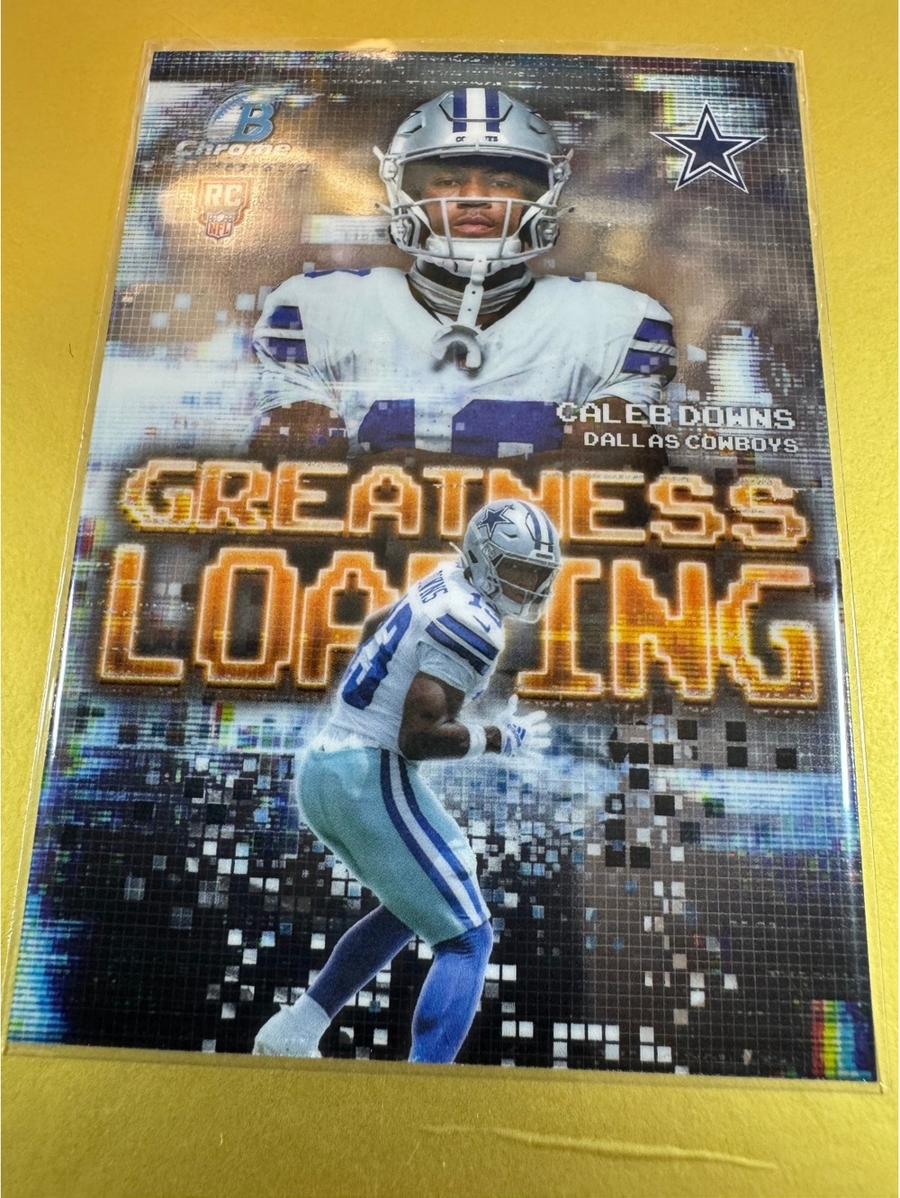 2026 Topps Caleb Downs Greatness Loading Rookie Card